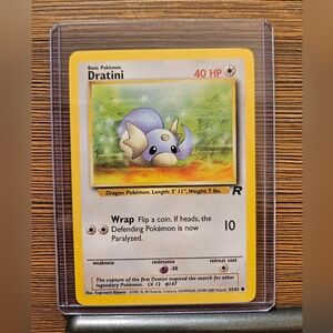 Pokemon Dratini Trading Card